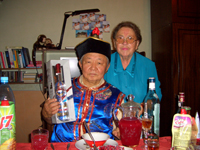 Чимит-Доржу Байырович Ондар с супругой Диной Николаевной