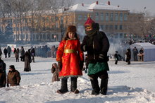 Зима в Кызыле. Фото Оюмыы Хомушку