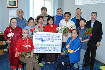 Участники голодовки. Фото Виталия Шайфулина