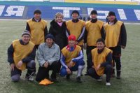 Команда налоговиков заняла первое место на футбольном турнире в Туве