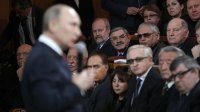 Во встрече Владимира Путина с доверенными лицами участвовали Куулар Даржаа и Петр Морозов