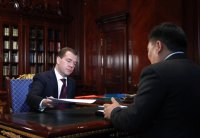 Дмитрий Медведев намерен лично участвовать в юбилейных мероприятиях в Туве