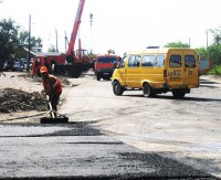 В Туве ремонтируют дороги и мосты, пострадавшие от землетрясения
