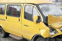 В Кызыле произошло ДТП с участием маршрутного такси