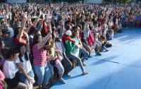 Глава Тувы собрал на площади в День Молодежи подписчиков своей страницы ВКОНТАКТЕ