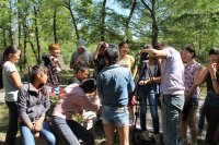 В Туве на базе лагеря «Юность» прошла летняя Школа юного журналиста
