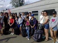 Тува-Ровно. На Украину отправились школьники-потомки тувинских добровольцев