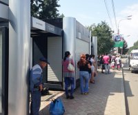 В Кызыле столкнулись две частных "маршрутки". У трех пассажиров ушибы