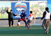 Команда "Барум" выиграла турнир по футболу на призы Главы Тувы