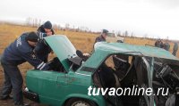 В Туве ведутся поиски пассажиров автомобиля, упавшего в реку Хемчик