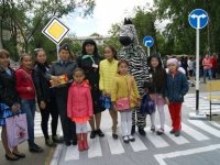 В честь Дня защиты детей Госавтоинспекция Тувы подарила праздник юным участникам дорожного движения