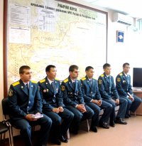 В Туве коллектив МЧС пополнился 6 новыми сотрудниками