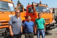 Кызыл-юбиляр получил в подарок три новые поливальные машины