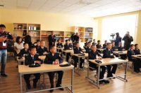 В Кызыле в юбилей 100-летия единения Тувы и России открылось Президентское кадетское училище