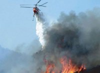 300 тонн воды использовали вертолетчики ЦВО для тушения лесных пожаров в Туве