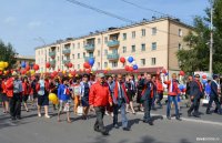 Лучшей на юбилейном параде Кызыла признали колонну Дзун-Хемчикского кожууна