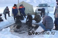Тувинские водолазы провели тренировочные спуски на озере Чагытай