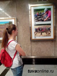 Тувинские скифы - на фото в метрополитене Москвы