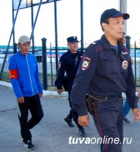 Кызыл: народные дружинники помогают в охране общественного порядка