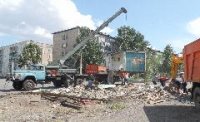 В Кызыле демонтируют киоски-нарушители