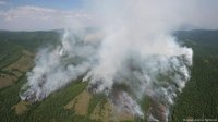 В Туве борются с лесными пожарами на территории более 4500 га
