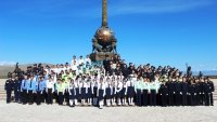 В Кызыле состоялся первый республиканский парад юных инспекторов движения