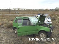 В Кызыле пьяный водитель «Оки» спровоцировал ДТП