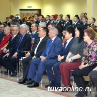 66 кадетов Кызылского президентского кадетского училища приняли присягу
