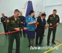 В Кызылском Президентском кадетском училище открыты спортзал и бассейн