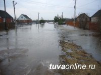 В районах Тувы повышается риск подтопления наледевыми водами