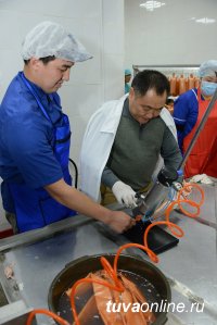 В Туве открыт крупный мясокомбинат, выпускающий 27 видов продукции