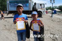 На протоке Национального парка Тувы открылся городской пляж