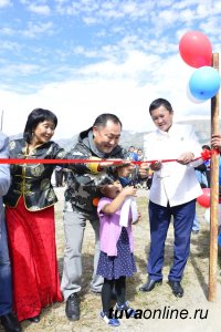 Шолбан Кара-оол запустил новые дизельные станции в труднодоступной Монгун-Тайге