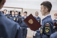 В Туве кадеты МЧС приняли присягу