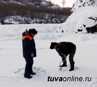 Две из пяти ледовых переправ открылись в Туве