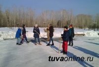 Кызыл: каток на протоке Национального парка закрыт