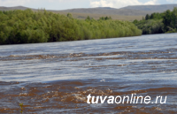На реках Тувы наблюдается повышение уровня воды