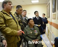 В Кызылском президентском училище открыт Зал Боевой славы
