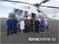 В Туве начал летать вертолет санитарной авиации