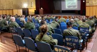 Сотрудники Госавтоинспекции провели профилактические мероприятия с сотрудниками воинской части