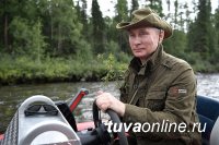 Президент России Владимир Путин снова провел активный отдых в Туве