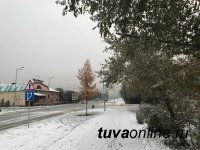 В Туве установился снежный покров