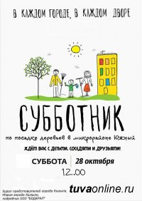 "Городская среда": Жильцы многоквартирных домов Кызыла выйдут на субботник