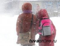 В Кызыле потеплело до 40 градусов мороза. В школу могут не ходить учащиеся 1-4 классов