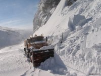 На федеральной трассе Р-257 «Енисей» в связи с обильными снегопадами вводятся  временные ограничения для большегрузных машин
