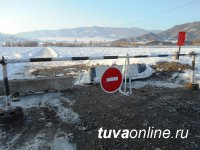 В Туве закрыты все ледовые переправы
