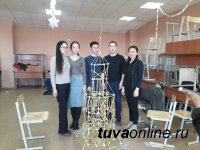 На  инженерно-техническом факультете ТувГУ прошел конкурс «Макаронный строитель-2018»