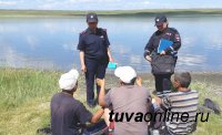 Сотрудниками полиции Тувы продолжаются мероприятия по проверке мест отдыха и купания граждан  