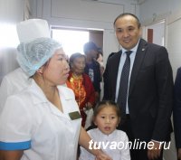 На Левобережных дачах Кызыла открыто новое здание для трех педиатрических участков