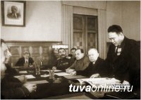 74 года назад Тува вошла в братскую семью народов России